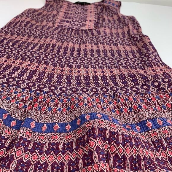 BCBGMax Azria Women's Yulissa Sleeveless Ruffled Button - Picture 11 of 13